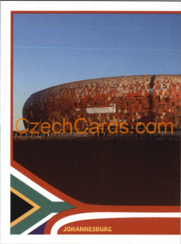 Soccer City Stadium 2010 Panini FIFA World Cup sticker #12
