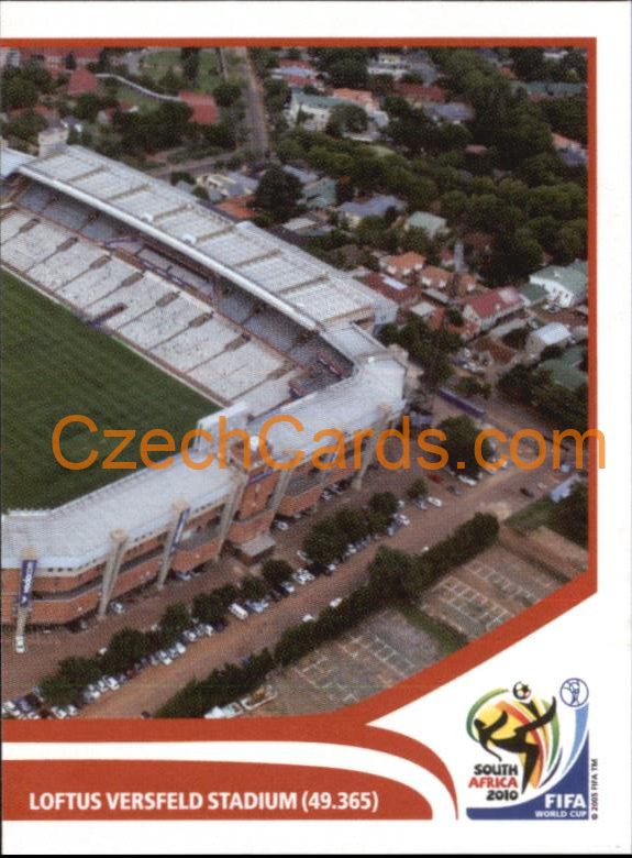 Loftus Versfeld Stadium 2010 Panini FIFA World Cup sticker #25