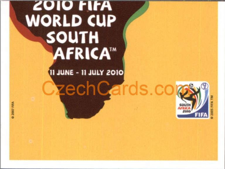 Official Poster 2010 Panini FIFA World Cup sticker #28