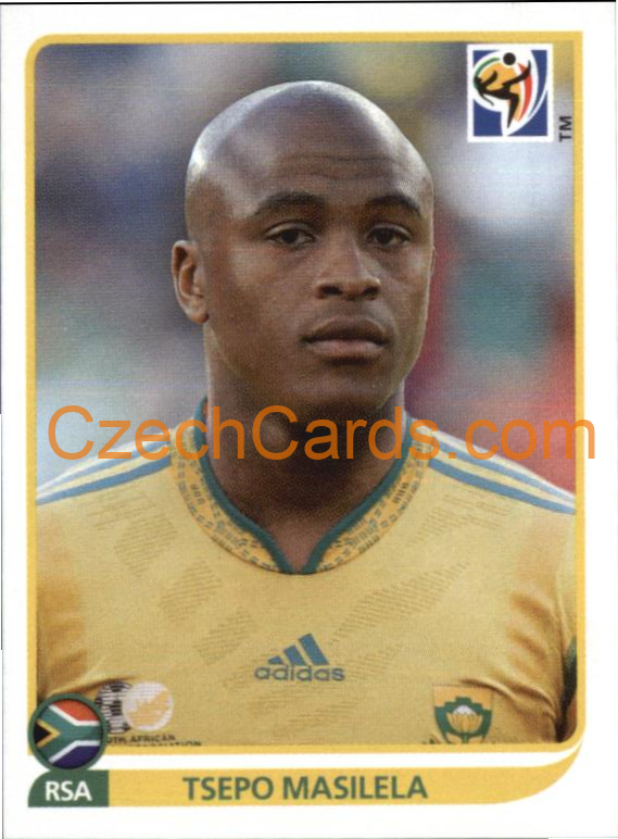 Tsepo Masilela 2010 Panini FIFA World Cup sticker #34