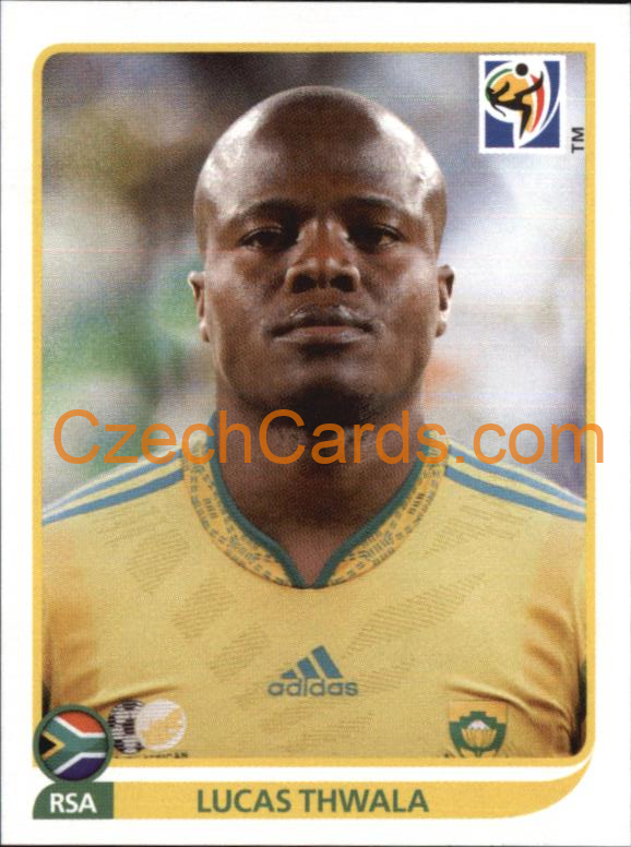 Lucas Thwala 2010 Panini FIFA World Cup sticker #37