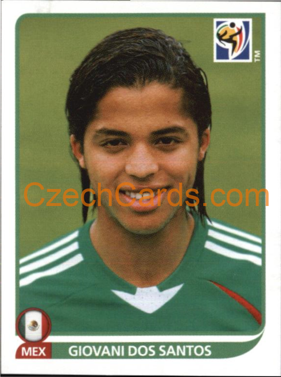 Giovani Dos Santos 2010 Panini FIFA World Cup sticker #61