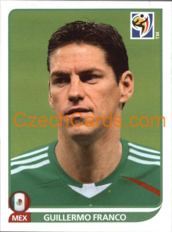 Guillermo Franco 2010 Panini FIFA World Cup sticker #62
