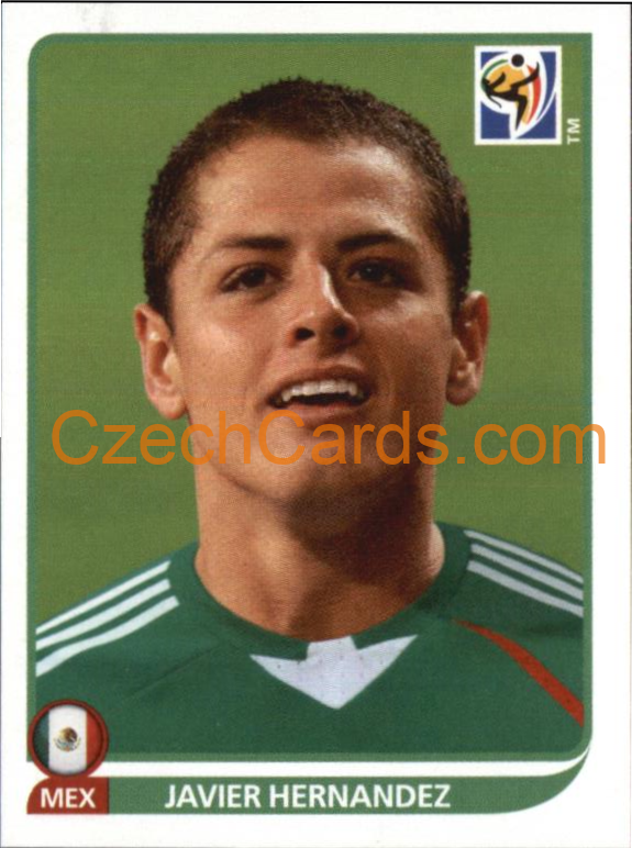 Javier Hernandez 2010 Panini FIFA World Cup sticker #64