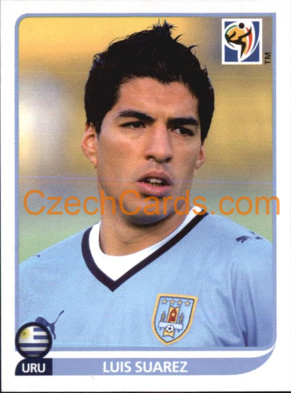 Luis Suarez 2010 Panini FIFA World Cup sticker #84