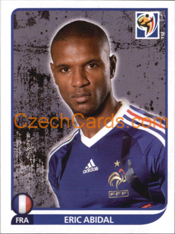 Eric Abidal 2010 Panini FIFA World Cup sticker #92