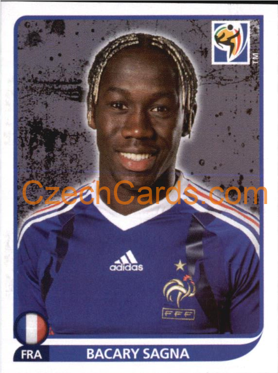 Bacary Sagna 2010 Panini FIFA World Cup sticker #93