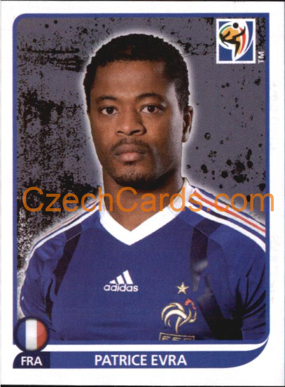 Patrice Evra 2010 Panini FIFA World Cup sticker #94