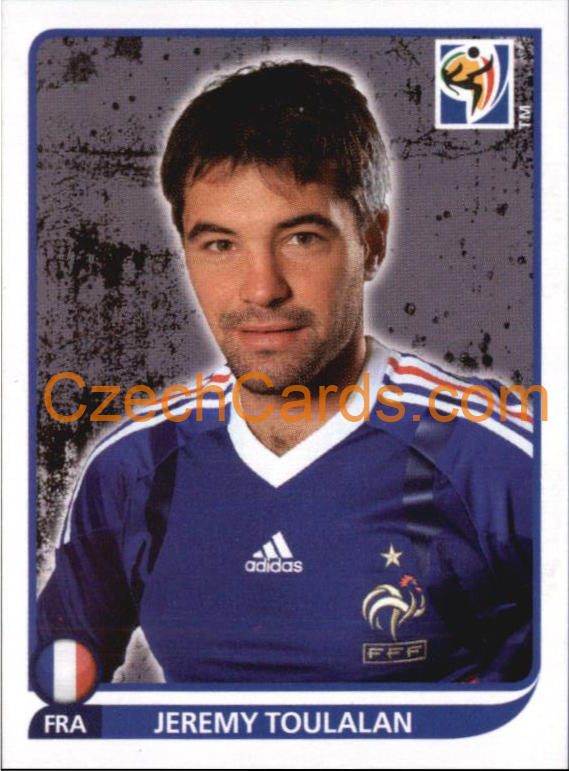 Jeremy Toulalan 2010 Panini FIFA World Cup sticker #96