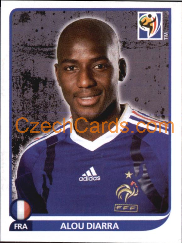 Alou Diarra 2010 Panini FIFA World Cup sticker #97