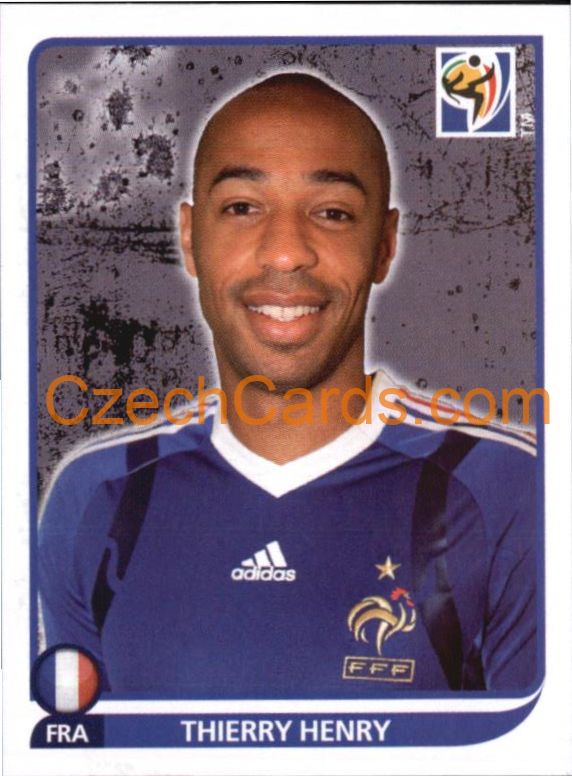 Thierry Henry 2010 Panini FIFA World Cup sticker #103