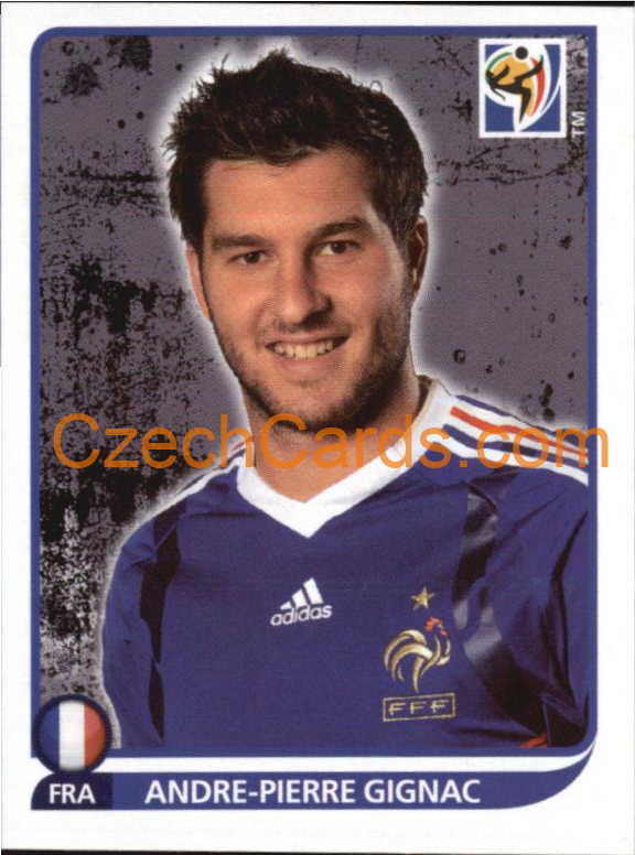 Andre-Pierre Gignac 2010 Panini FIFA World Cup sticker #105