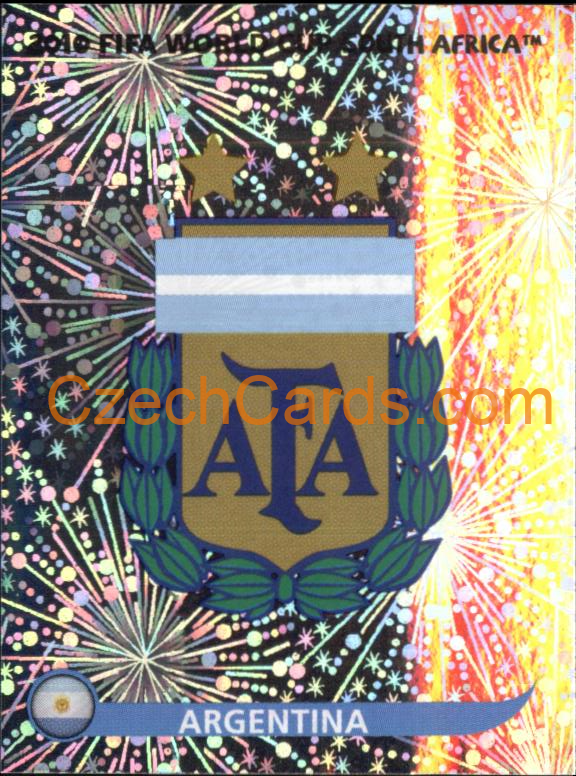 Team Emblem 2010 Panini FIFA World Cup sticker metal #107
