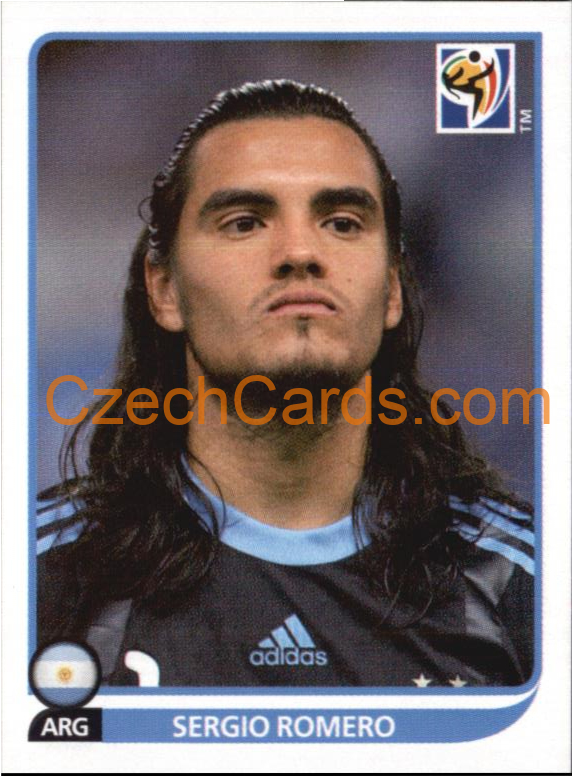 Sergio Romero 2010 Panini FIFA World Cup sticker #108