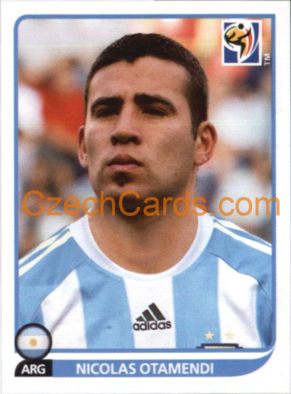 Nicolas Otamendi 2010 Panini FIFA World Cup sticker #112