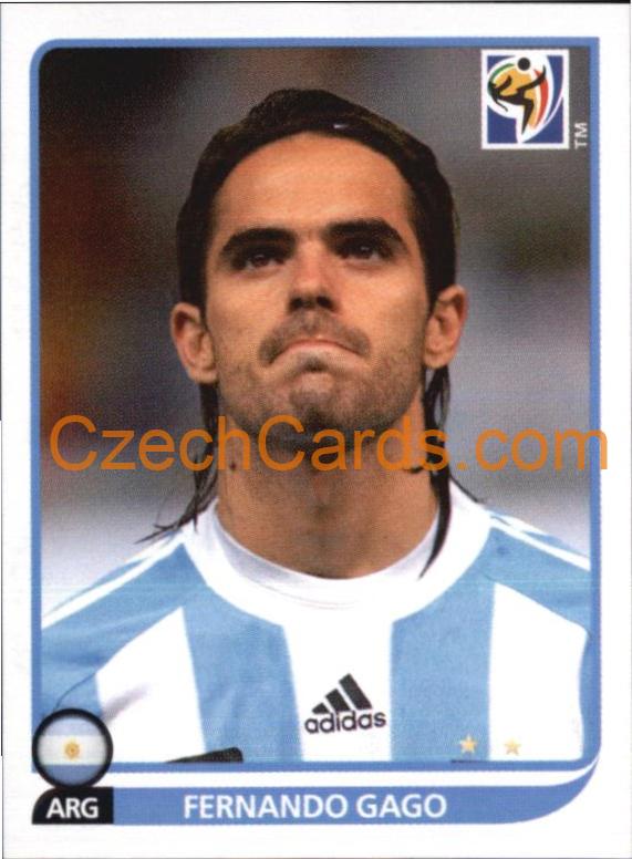 Fernando Gago 2010 Panini FIFA World Cup sticker #115