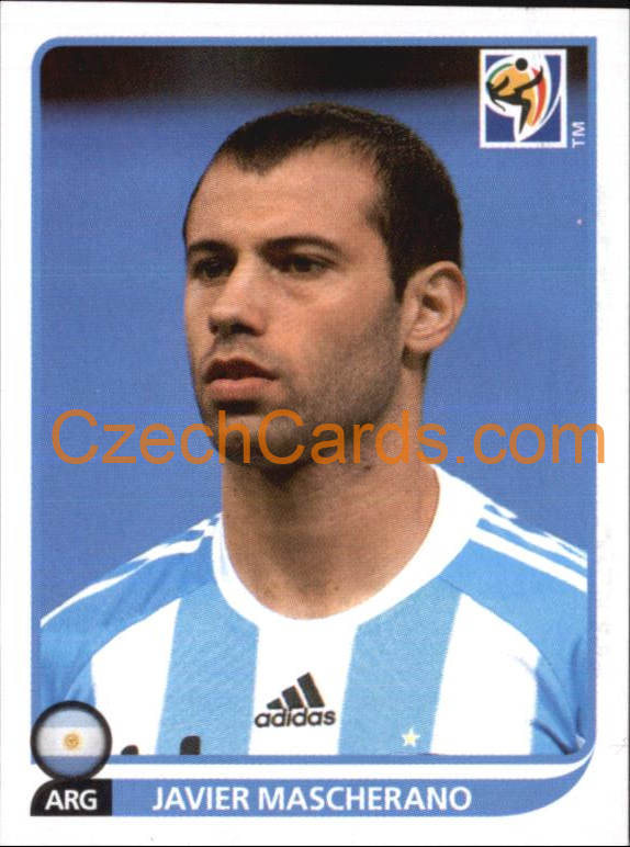 Javier Mascherano 2010 Panini FIFA World Cup sticker #116