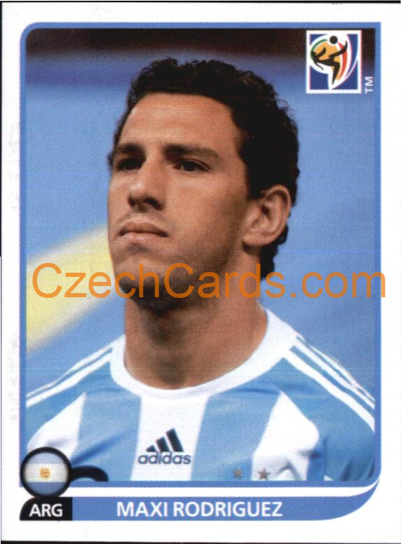 Maxi Rodriguez 2010 Panini FIFA World Cup sticker #117