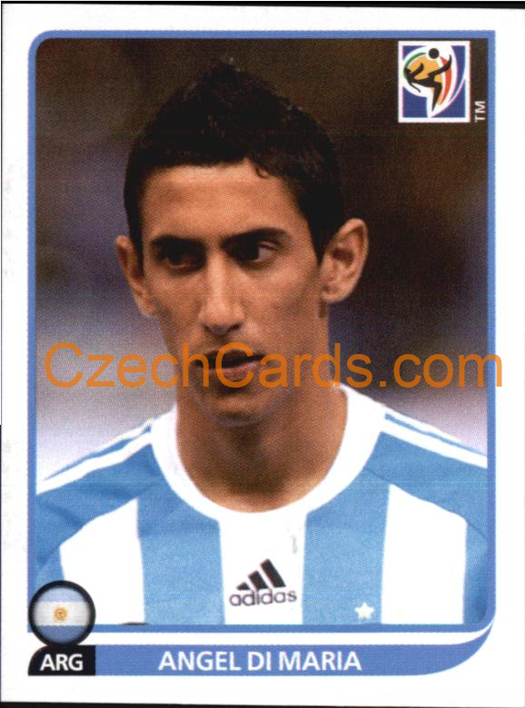 Angel Di Maria 2010 Panini FIFA World Cup sticker #119