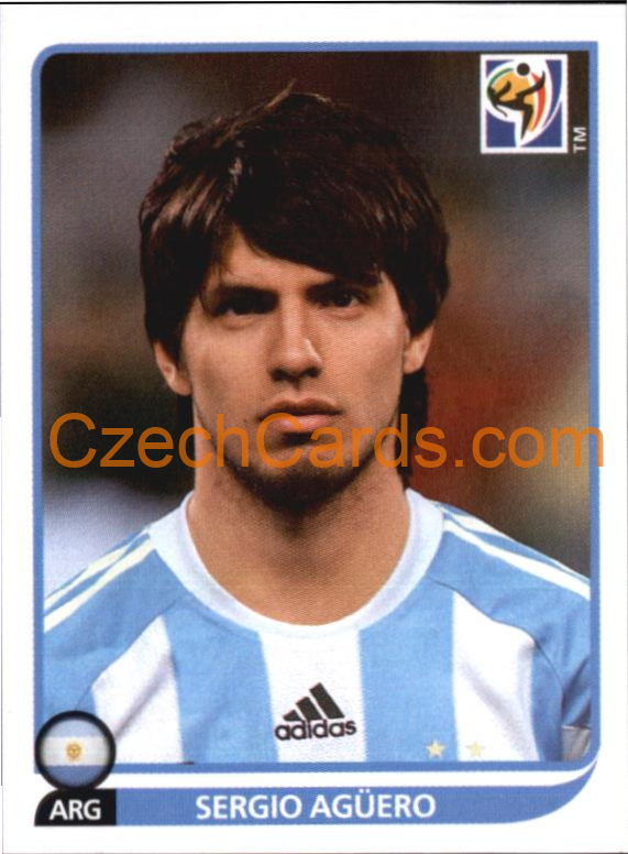 Sergio Agüero 2010 Panini FIFA World Cup sticker #121