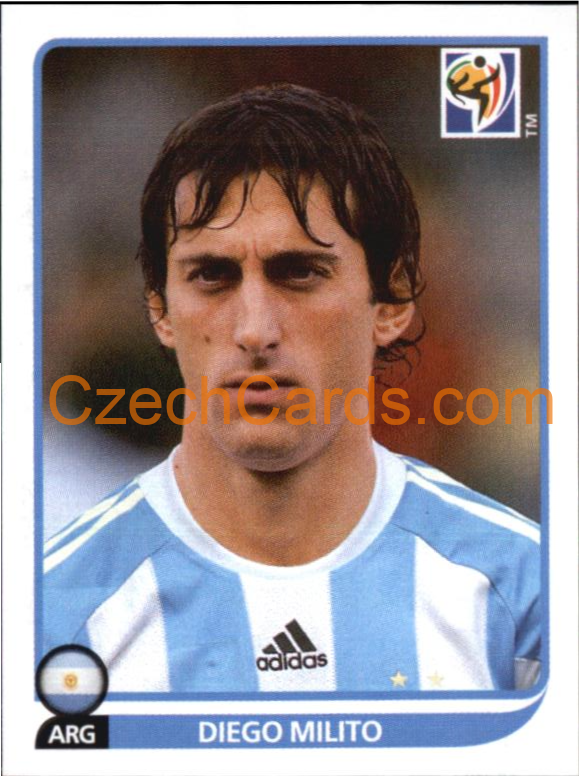 Diego Milito 2010 Panini FIFA World Cup sticker #123