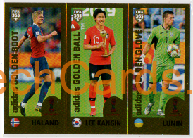 Awards Haaland - Lee Kangin - Lunin 2019 Final 2020 FIFA 365 #421 GOLD