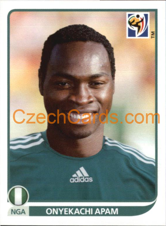 Onyekachi Apam 2010 Panini FIFA World Cup sticker #132