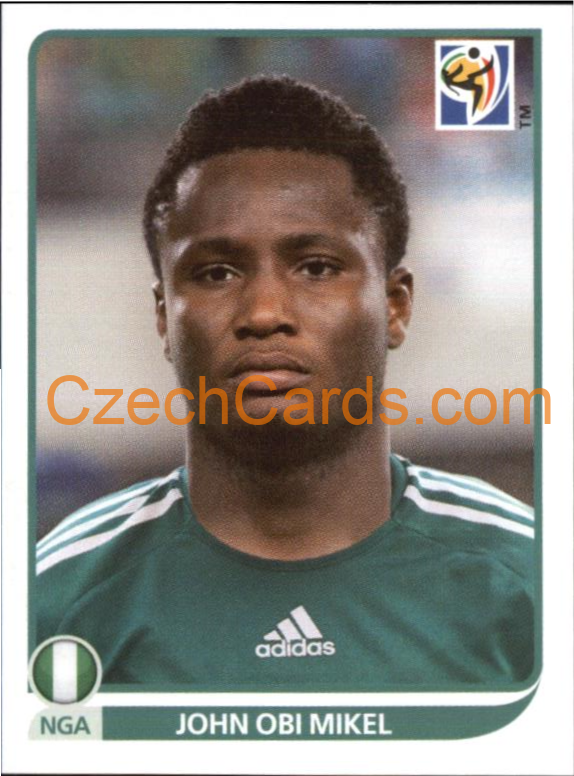 John Obi Mikel 2010 Panini FIFA World Cup sticker #135