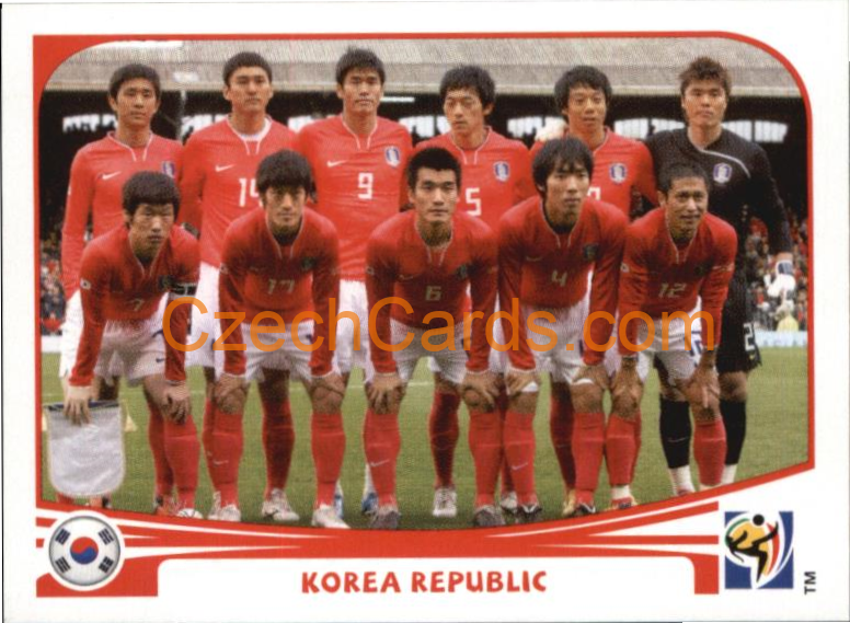 Team Photo 2010 Panini FIFA World Cup sticker #144