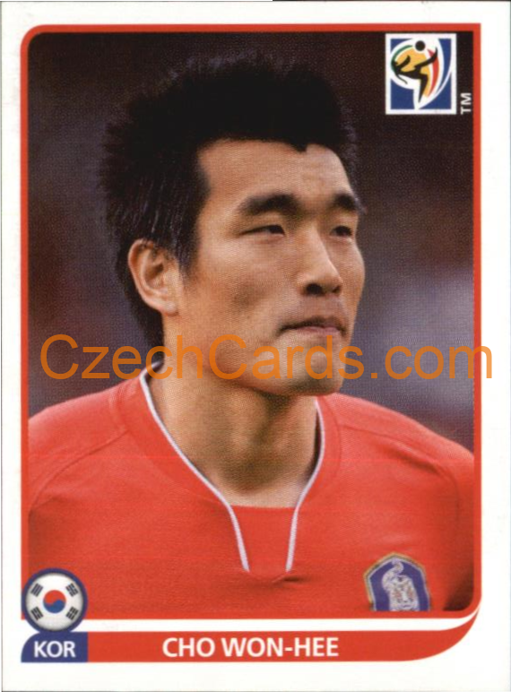 Cho Won-Hee 2010 Panini FIFA World Cup sticker #155