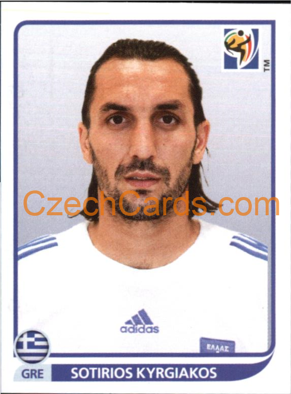 Sotirios Kyrgiakos 2010 Panini FIFA World Cup sticker #166