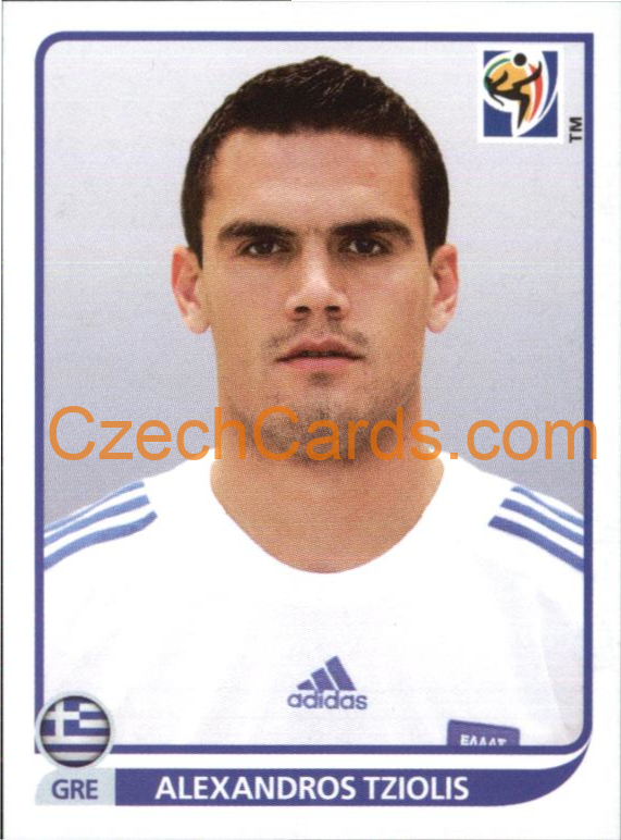 Alexandros Tziolis 2010 Panini FIFA World Cup sticker #173