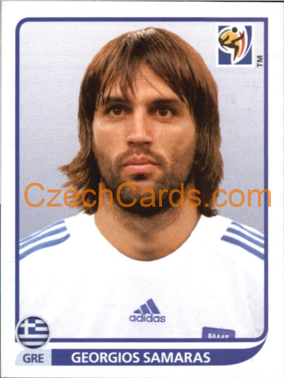 Georgios Samaras 2010 Panini FIFA World Cup sticker #180