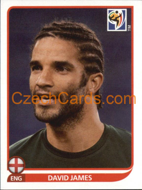 David James 2010 Panini FIFA World Cup sticker #184
