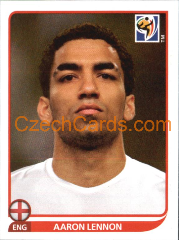 Aaron Lennon 2010 Panini FIFA World Cup sticker #193