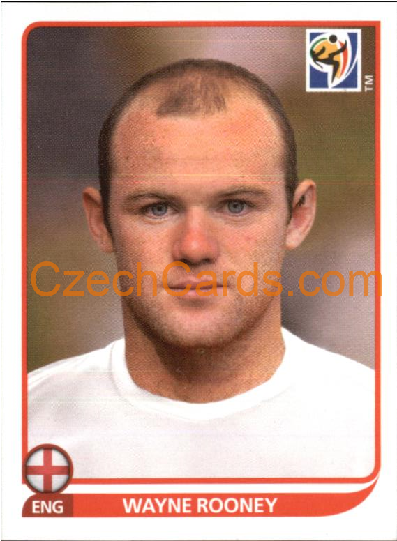 Wayne Rooney 2010 Panini FIFA World Cup sticker #198