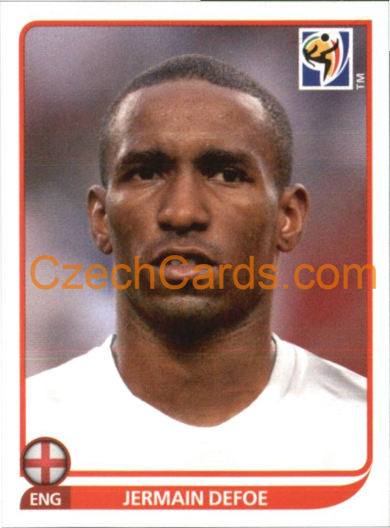 Jermain Defoe 2010 Panini FIFA World Cup sticker #199
