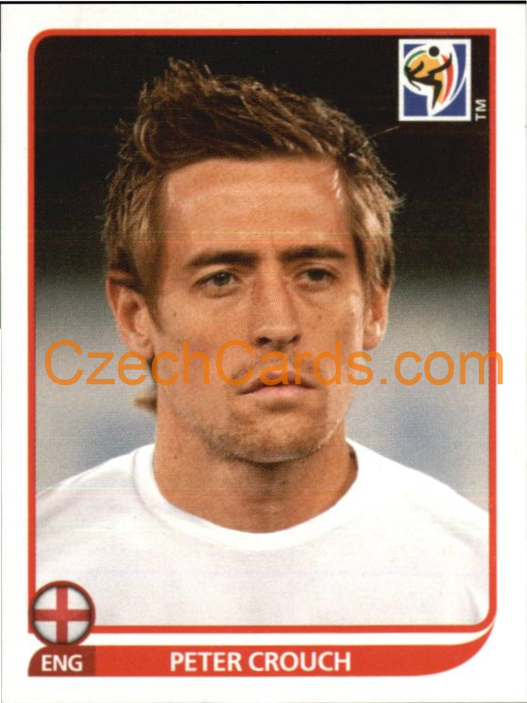 Peter Crouch 2010 Panini FIFA World Cup sticker #200