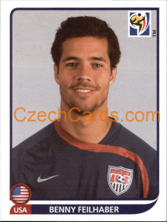 Benny Feilhaber 2010 Panini FIFA World Cup sticker #212