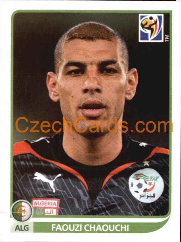 Faouzi Chaouchi 2010 Panini FIFA World Cup sticker #222