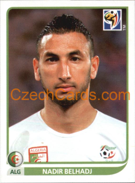 Nadir Belhadj 2010 Panini FIFA World Cup sticker #225
