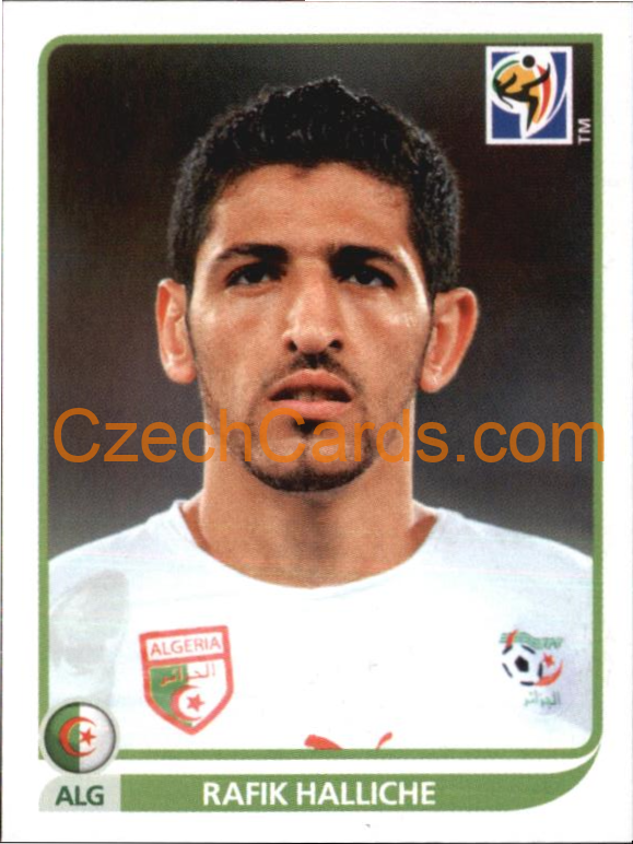 Rafik Halliche 2010 Panini FIFA World Cup sticker #227