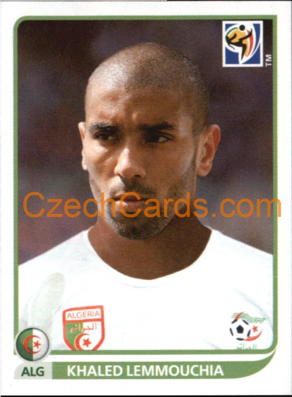 Khaled Lemmouchia 2010 Panini FIFA World Cup sticker #231