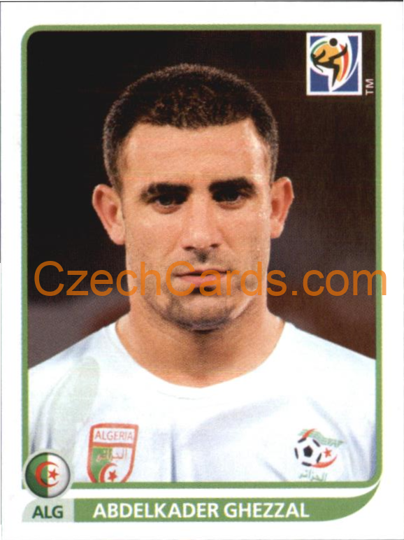 Abdelkader Ghezzal 2010 Panini FIFA World Cup sticker #236