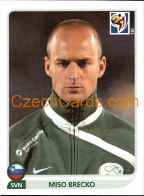 Miso Brecko 2010 Panini FIFA World Cup sticker #243