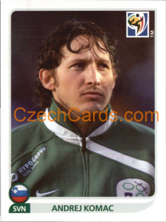 Andrej Komac 2010 Panini FIFA World Cup sticker #250