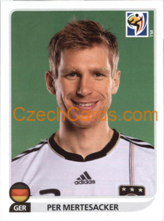 Per Mertesacker 2010 Panini FIFA World Cup sticker #262