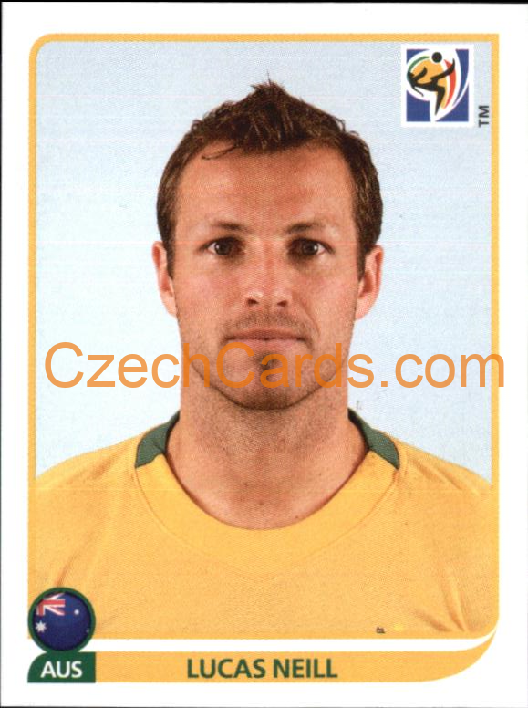 Lucas Neill 2010 Panini FIFA World Cup sticker #281