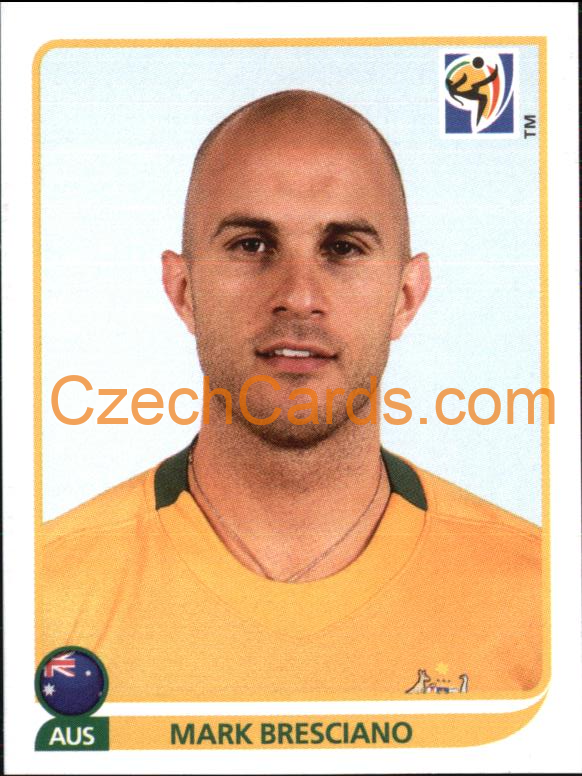 Mark Bresciano 2010 Panini FIFA World Cup sticker #289