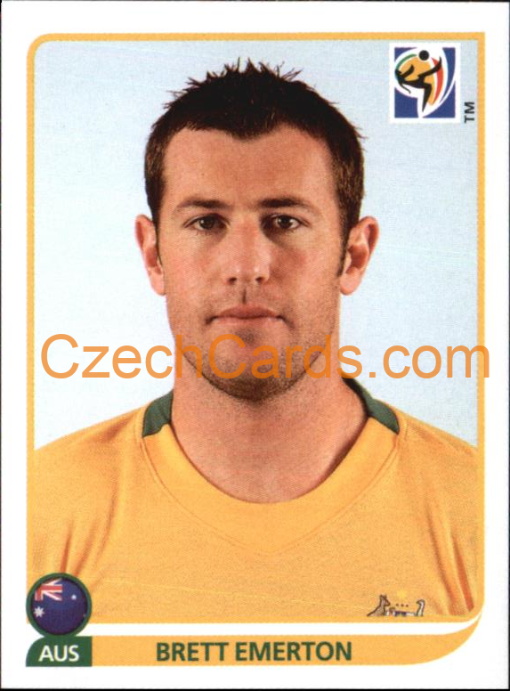 Brett Emerton 2010 Panini FIFA World Cup sticker #292